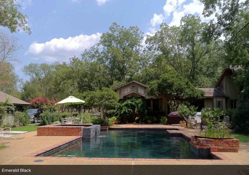 River Rok Emerald Black By DG Pool Supply.