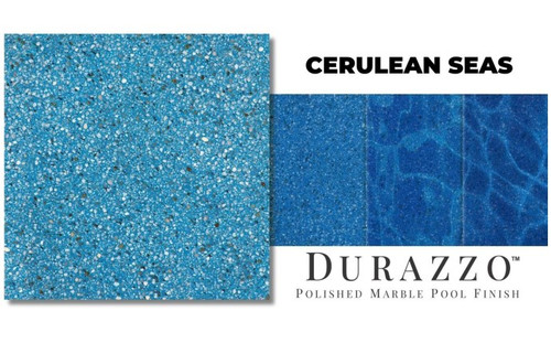 Durazzo 80 lbs Polished Marble Pool Finish Cerulean Sea
 Durazzo 80 lbs Polished Marble Pool Finish Cerulean Sea