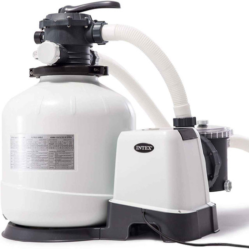 Intex Intex Krystal Clear Sand Filter Pump for Above Ground Pools, 16-inch