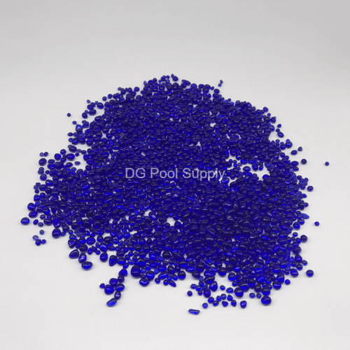 Cobalt Blue Glass Beads For Pool Finish