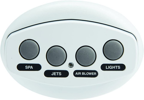 Pentair White iS4 4-Function Spa-Side Remote Control with 100' Cord 5 VDC