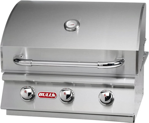 Bull 24" Liquid Propane Steer Stainless Steel Grill Head - 3 Burner