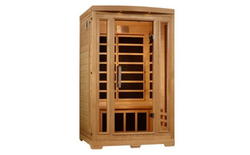 Brighter Day 2 Person Carbon Indoor Infrared Sauna 49 x 48 x 78  DG Pool Supply