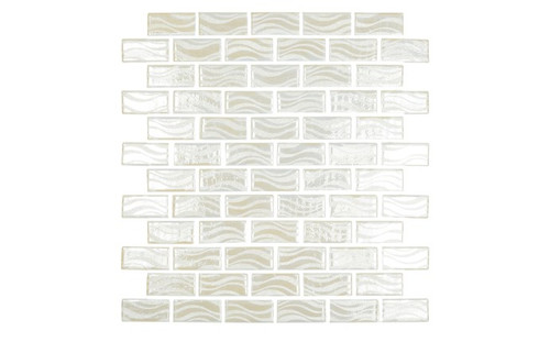 Glacier Bay Tile White Blend 1" x 2"