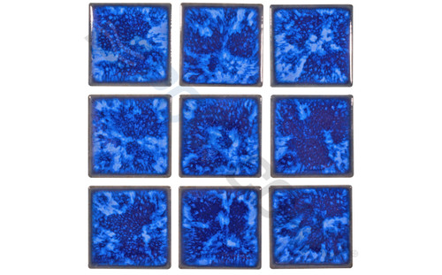 NPT 2x2 Glazed Lake Blue Porcelain Pool Tile 2" x 2"