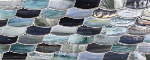 NPT Mermaid Abruzzo Glass Border Tile