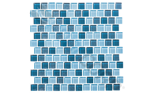 NPT Orion Ocean Glass Pool Tile 1" x 1"