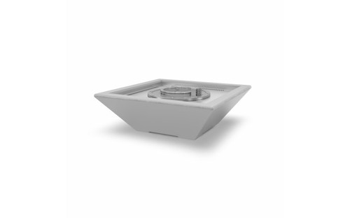 30" x 10" Fire Bowl Corinthian Concrete Stone Grey