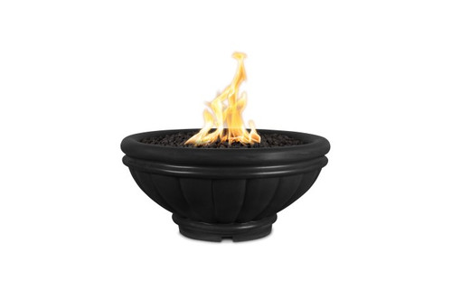 24" Black NG Roma Fire Bowl