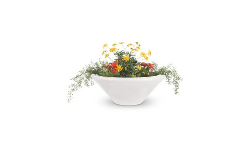 31" Round Limestone Cazo™ Fire Bowl with No Cutout