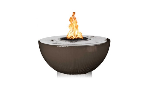 38" Chocolate 360 Degree Spill Sedona Liquid Propane Fire & Water Bowl