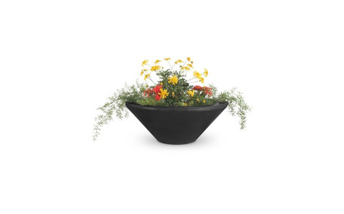 31" Black Cazo Bowl GFRC Concrete Planter Bowl
