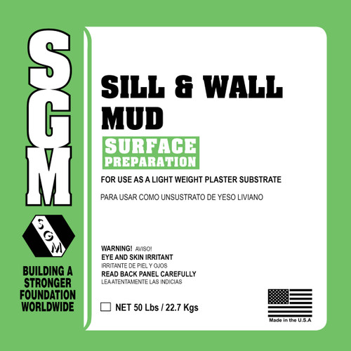50 lb Sill & Wall Mud Surface Preparation Gray/White
