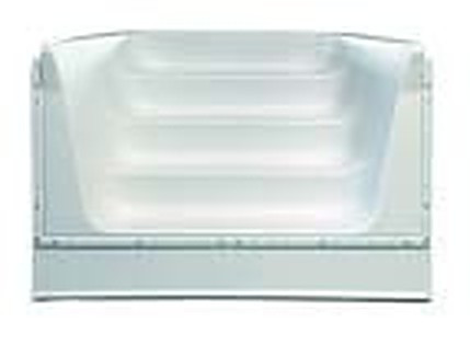 42-inch x 6 ft White Thermoplastic Straight Stair