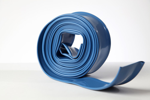 1-1/2-inch x 50 ft Blue Heavy Duty Discharge Hose with Clamp