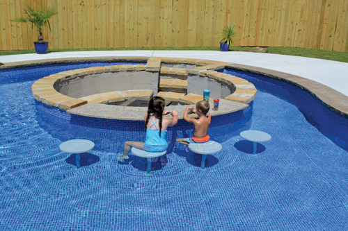 In Pool/Spa Seat 16" Starry Night