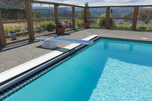8' Gray TrueTread Diving Board