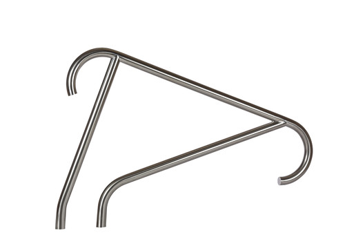51" Stainless Steel Meridian Deck Mount Stair Rail