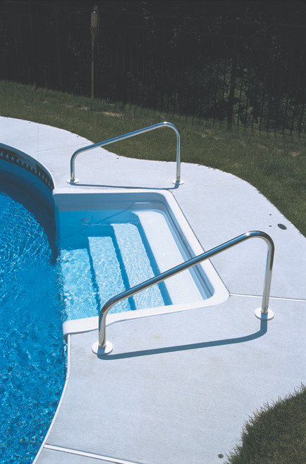42" Stainless Steel Deck Mount Stair Rail