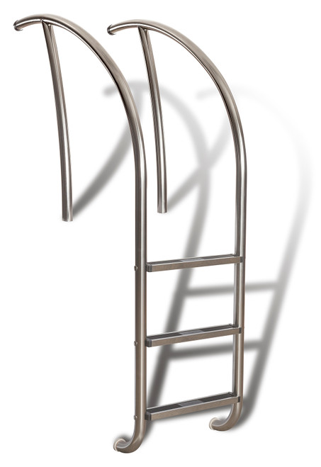 3 Step Artisan Ladder with Stainless Steel Tread