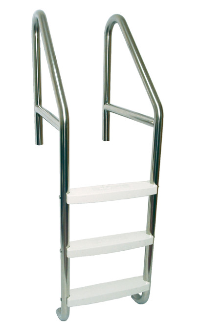 22" 3 Step Dade County Ladder with Elite Stainless Steel Tread and Crossbrace