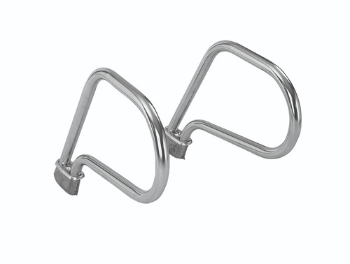 19" Stainless Steel Gibraltar Ring Handrail Pair