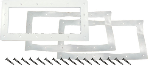 White Wide Mouth Skimmer Faceplate Builder Kit