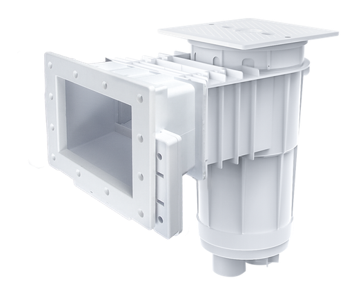 White In-Ground Vinyl Liner Skimmer with Round Lid