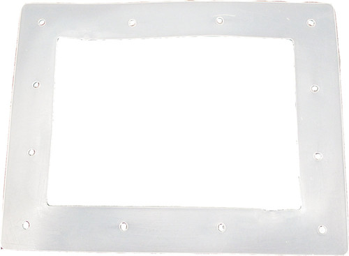 White Faceplate Gasket without Tabs for Inground Vinyl Skimmer