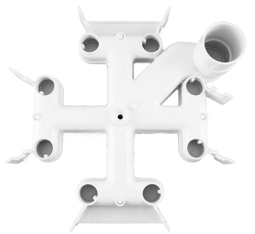 White DE Top Manifold J-Style