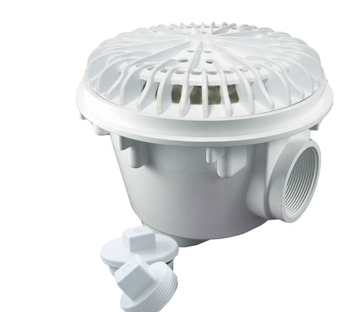 Nova 2 S White Gunite Main Drain