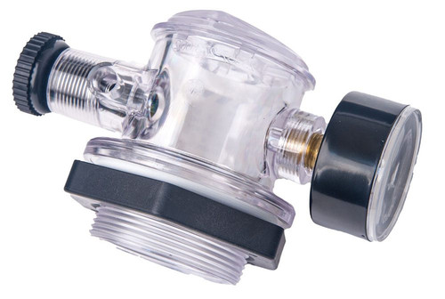 Clear HydroSeal Air Relief Valve and Gauge