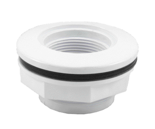 Black Vinyl Inlet/Outlet Wall Return Fitting