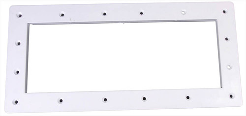 5-5/8 Inch x 15-1/2 Inch Black Vinyl Pool Wide Mouth Skimmer Faceplate