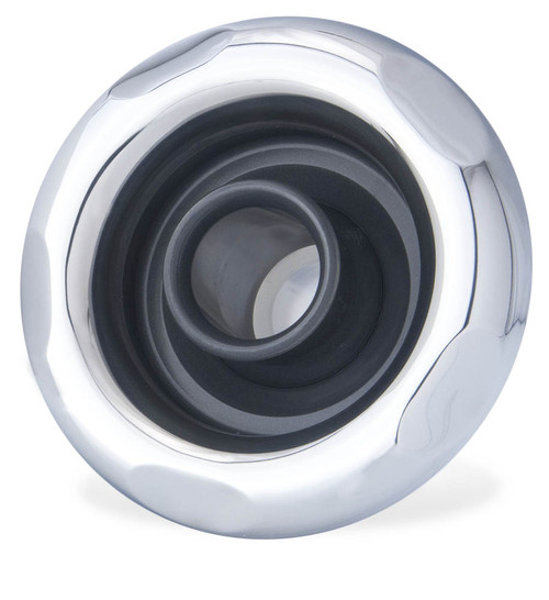 5 Inch Stainless Steel/Dark Gray Typhoon Whirlpool Jet Internals with 1 Inch Orifice