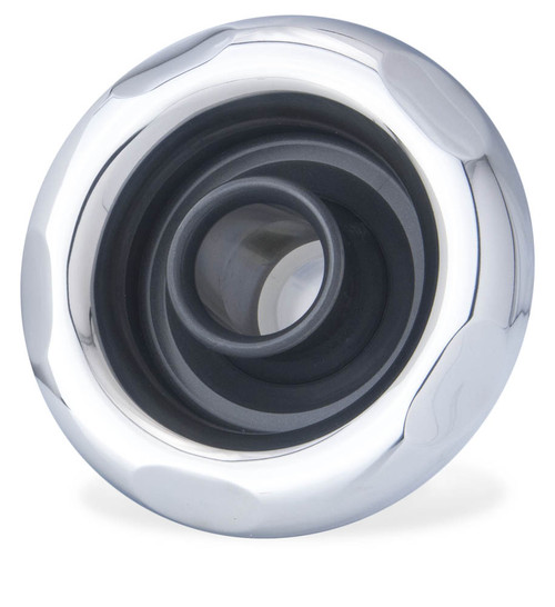 5 Inch Stainless Steel/Dark Gray Typhoon Whirlpool Adjustable Jet Internals