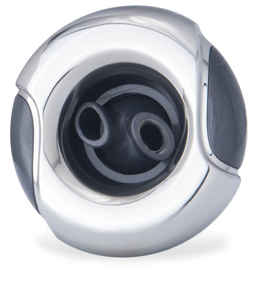 3-5/16 Inch Stainless Steel/Dark Gray Typhoon Double-Roto Jet Internals