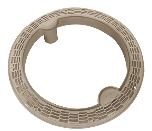20 Inch Gray Round Unblockable Complete Ring Drain with Sump
