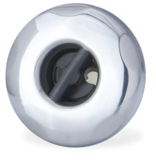 2 Inch Stainless Steel/Dark Gray Typhoon Roto Jet Internals without Bearings