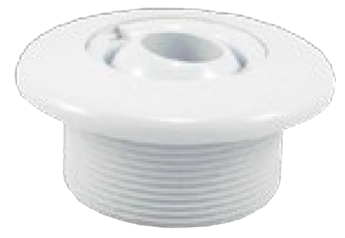 1.5 Inch White Spa Master Directional Wall Fitting