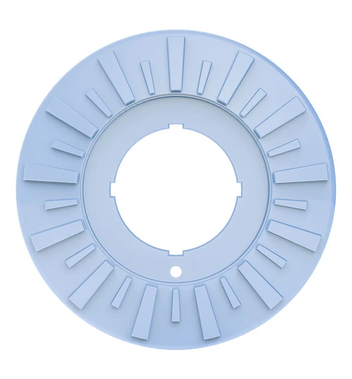 1.5 Inch White Brilliant Wonders Full Color Plastic Faceplate for LED Light