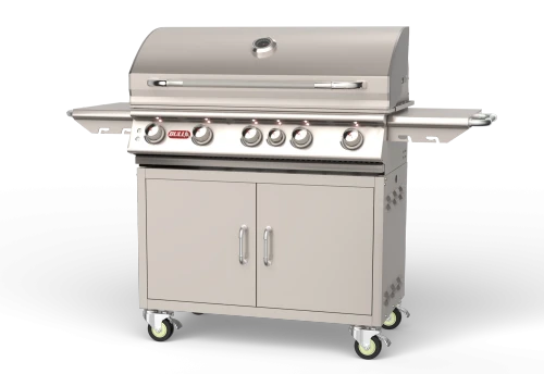 Bull 38" Natural Gas Brahma Complete Cart Five Burner Gas Barbecue