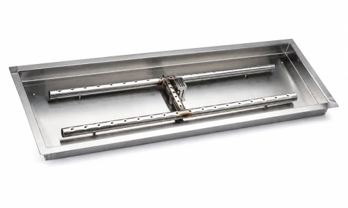 Bull Rectangular Fire Pit Pan with H-Burner