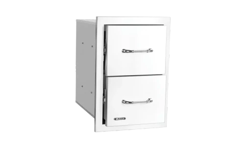 Bull Stainless Steel Double Drawer with Reveal