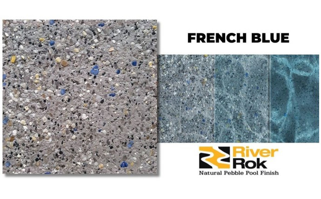 Natural Pebble Pool Finish River Rok By DG Pool Supply