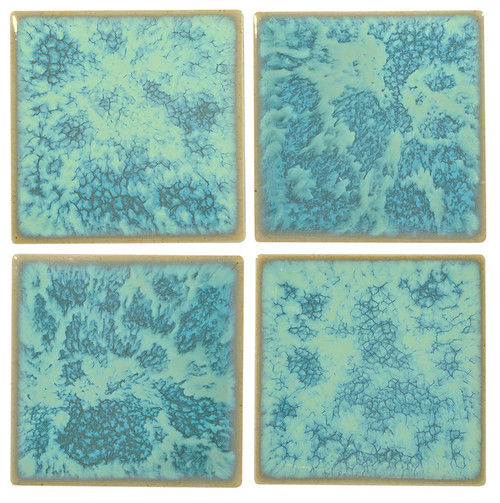 National Pool Tile Harmony 3x3 Series Olive Blue
