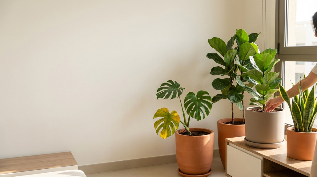 كيفية إنقاذ نبات داخلي يحتضر خطوة بخطوة في منازل الإمارات