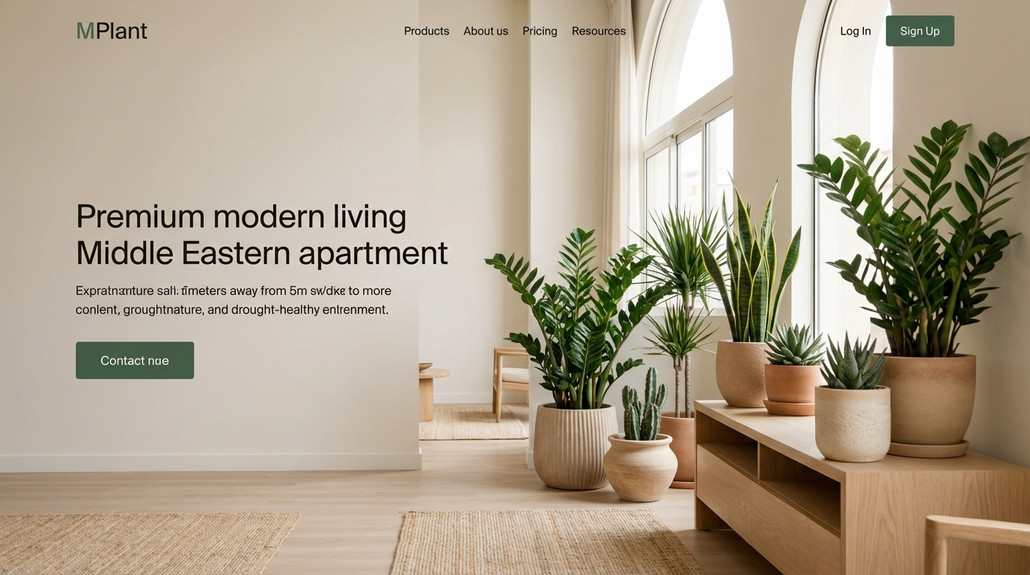 أفضل النباتات الداخلية التي تتحمل الحرارة والمكيف في منازل المملكة العربية السعودية