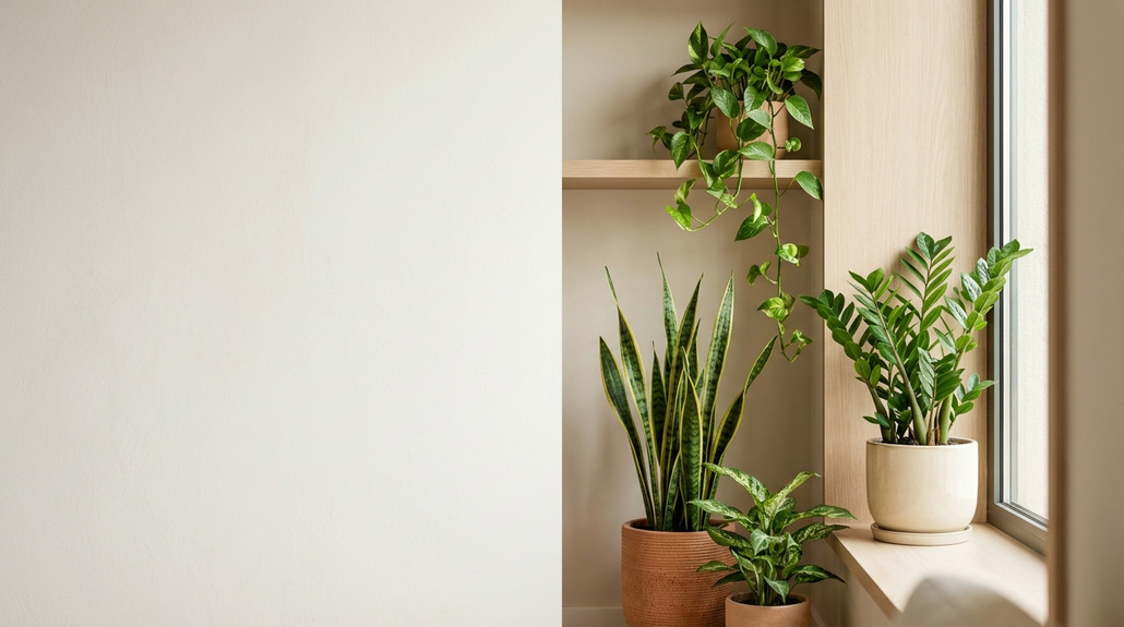 نباتات داخلية سهلة العناية للأشخاص المشغولين في منازل الإمارات