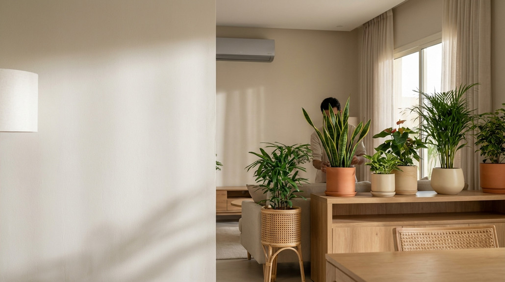 مشاكل النباتات الداخلية الشائعة في المنازل الحارة في منازل العراق